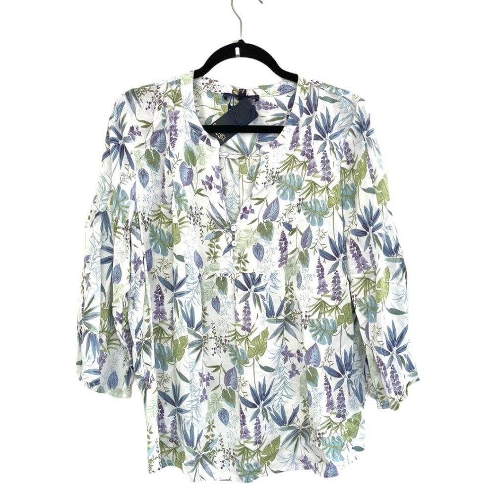 RACHEL ROY floral print blouse boho NEW sz MEDIUM